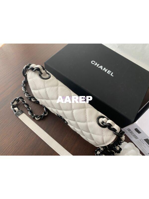 Replica Chanel My Everything Wallet on Chain Bag WOC White AP1954 6