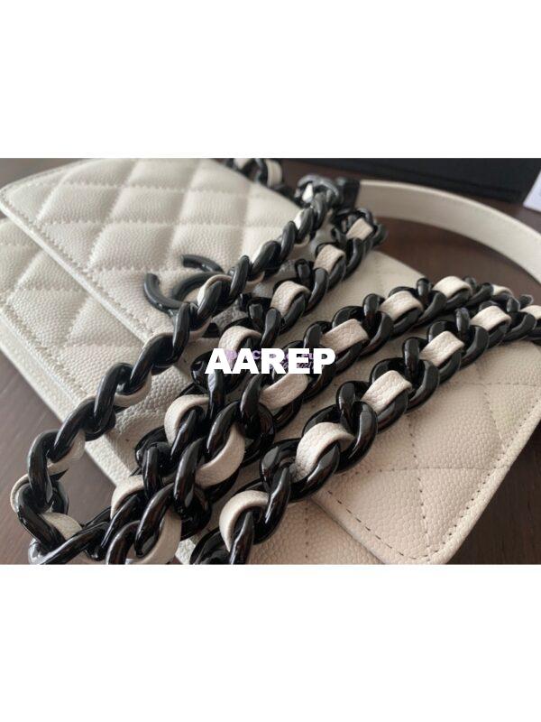 Replica Chanel My Everything Wallet on Chain Bag WOC White AP1954 7