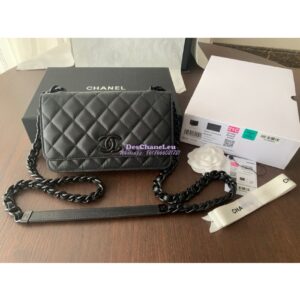 Replica Chanel My Everything Wallet on Chain Bag WOC All Black AP1954