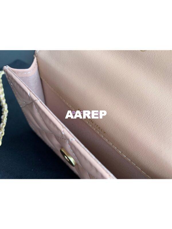 Replica Chanel Flap Coin Purse With Chain AP2290 Beige 12