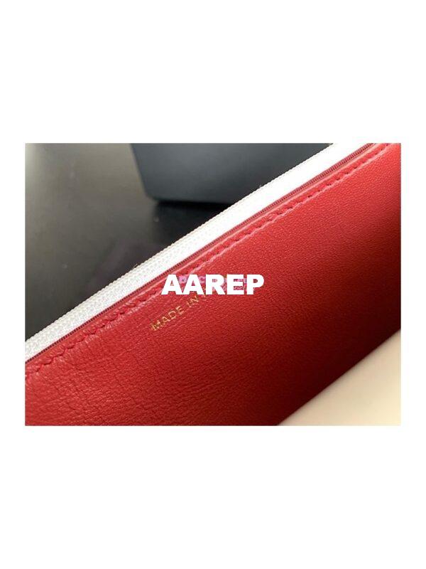Replica Chanel Calfskin Wallet On Chain WOC with adjustable chain strap AP2289 White 11