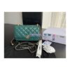 Replica Chanel Calfskin Wallet On Chain WOC with adjustable chain strap AP2289 White