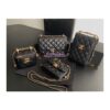 Replica Chanel Calfskin Wallet On Chain WOC with adjustable chain strap AP2289 Green