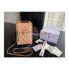 Replica Chanel Phone Clutch With Chain AP2291 White 2