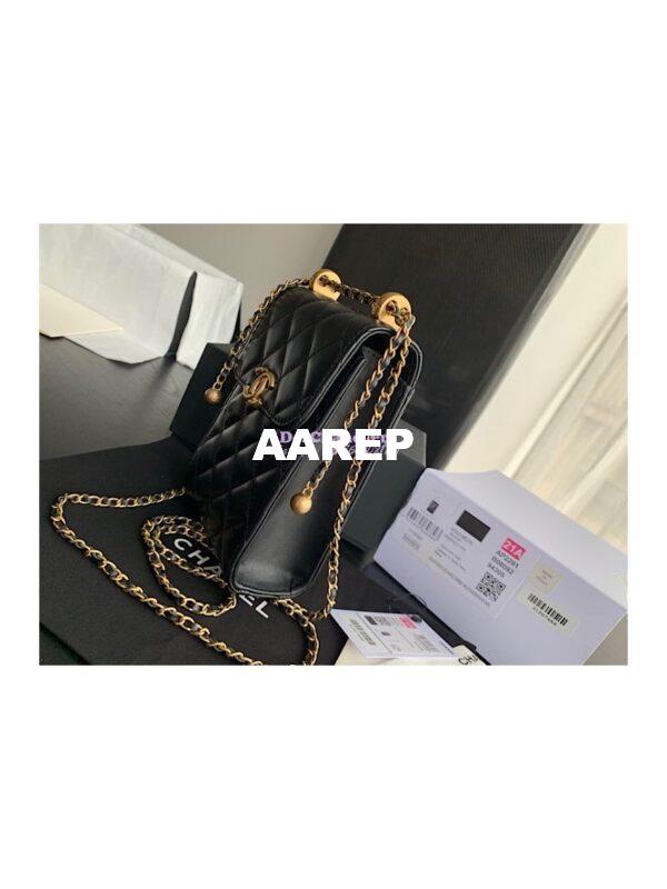 Replica Chanel Phone Clutch With Chain AP2291 Black 5