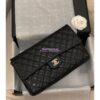 Replica Chanel CF Flap Quilted Caviar Clutch Bag Grey (Limited) 2