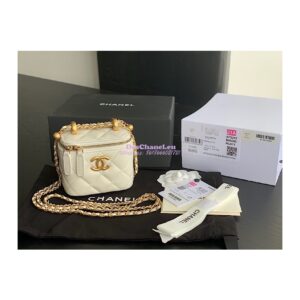 Replica Chanel Small Vanity With Chain AP2292 White