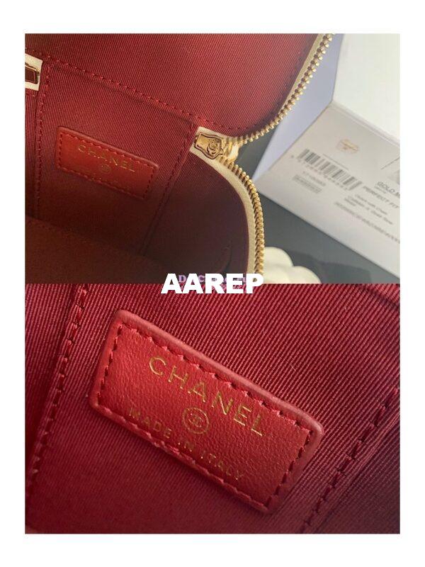 Replica Chanel Small Vanity With Chain AP2292 White 7