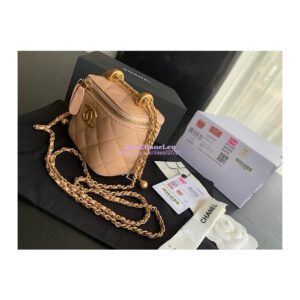 Replica Chanel Small Vanity With Chain AP2292 Beige 2
