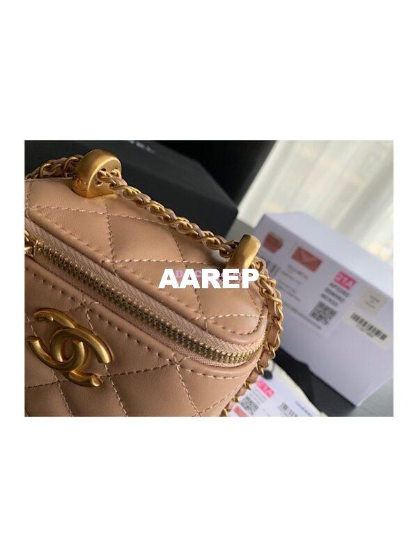 Replica Chanel Small Vanity With Chain AP2292 Beige 7