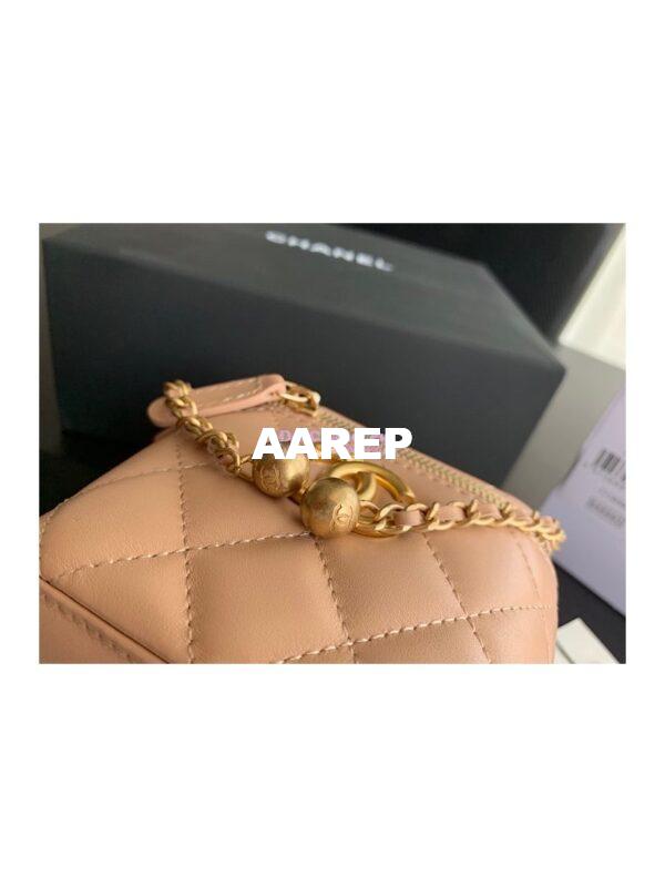 Replica Chanel Small Vanity With Chain AP2292 Beige 8