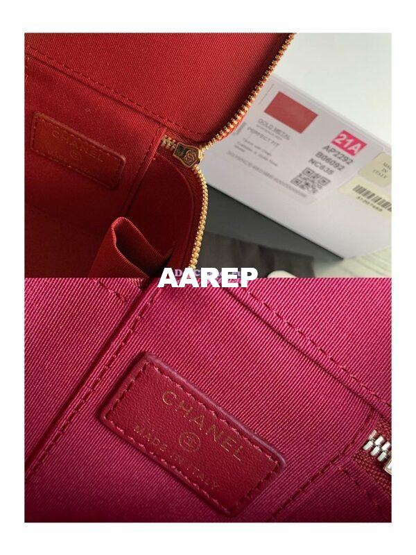 Replica Chanel Small Vanity With Chain AP2292 Red 10