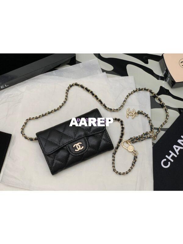 Replica Chanel Classic Belt Bag Grained Calfskin Black AP1983 2