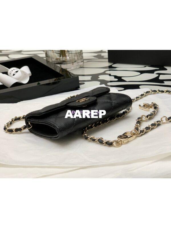Replica Chanel Classic Belt Bag Grained Calfskin Black AP1983 5
