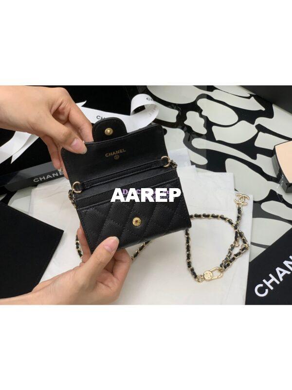 Replica Chanel Classic Belt Bag Grained Calfskin Black AP1983 7