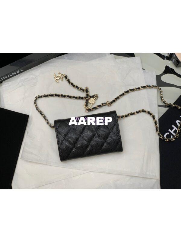 Replica Chanel Classic Belt Bag Grained Calfskin Black AP1983 9