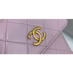 Replica Chanel Small Hobo Bag with Pearl Chain AS2503 Light Pink 2