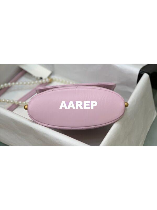 Replica Chanel Small Hobo Bag with Pearl Chain AS2503 Light Pink 10