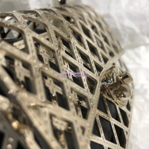 Replica Chanel Mini Evening Bag 24K Gold Plated AS2535 2