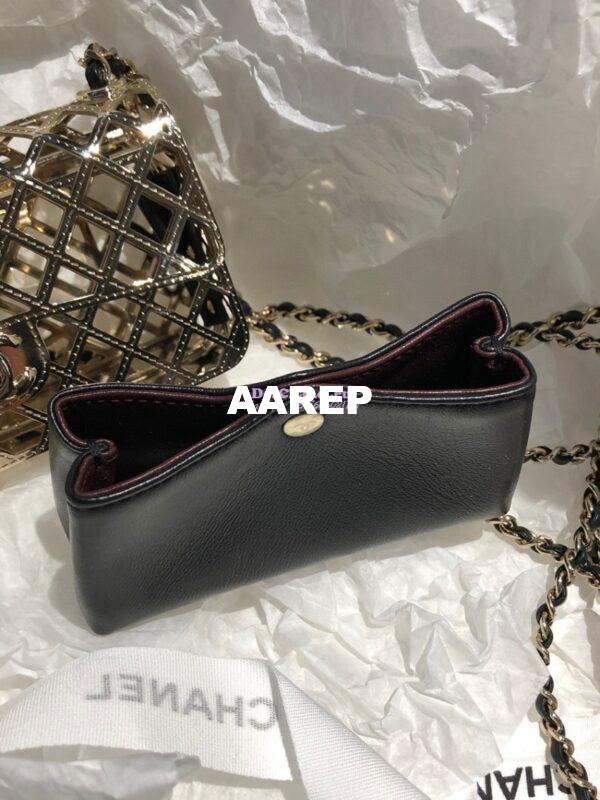 Replica Chanel Mini Evening Bag 24K Gold Plated AS2535 11