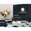 Replica Chanel Small Shopping Bag Calfskin AS2374 Black 2