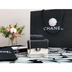 Replica Chanel Black White Plexi Coco Bag AS2513