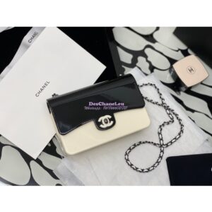 Replica Chanel Black White Plexi Coco Bag AS2513 2