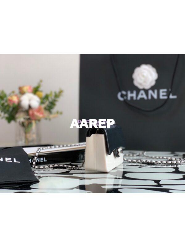Replica Chanel Black White Plexi Coco Bag AS2513 4