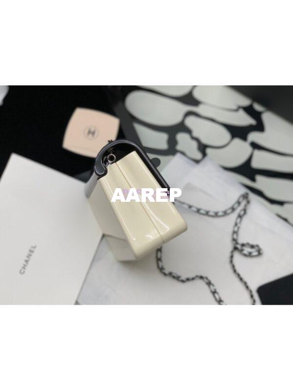 Replica Chanel Black White Plexi Coco Bag AS2513 5