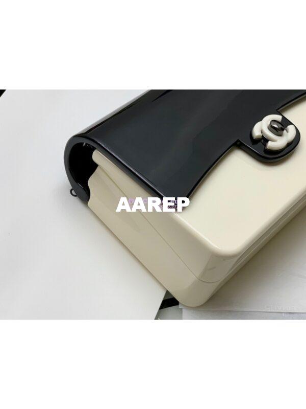 Replica Chanel Black White Plexi Coco Bag AS2513 6