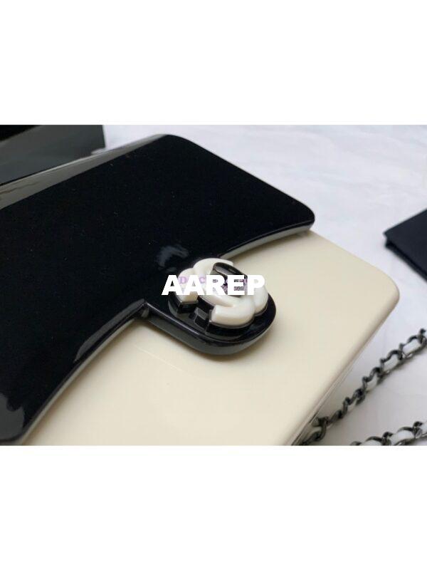 Replica Chanel Black White Plexi Coco Bag AS2513 8