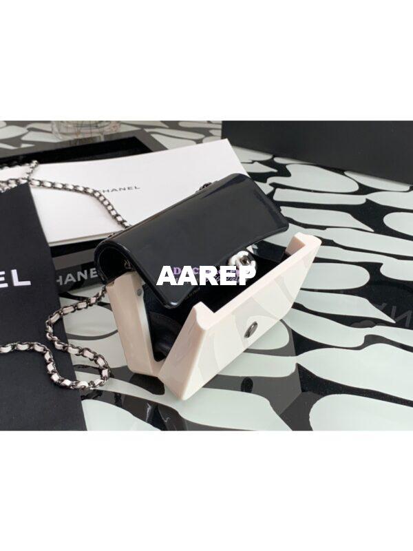 Replica Chanel Black White Plexi Coco Bag AS2513 9