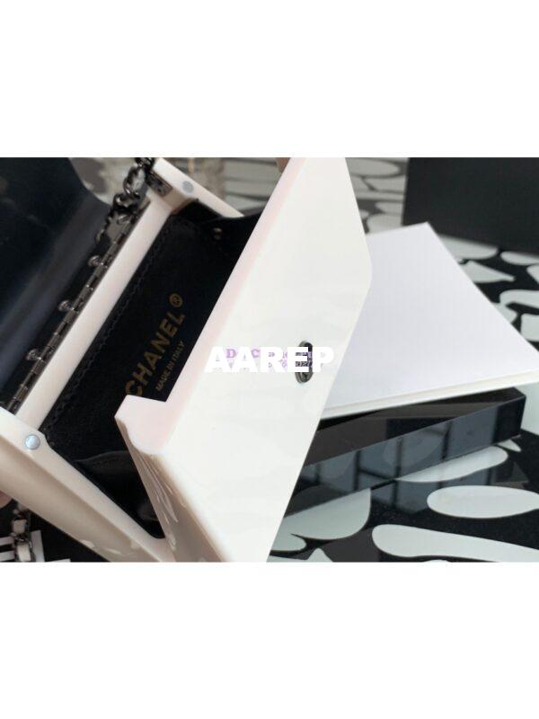 Replica Chanel Black White Plexi Coco Bag AS2513 10
