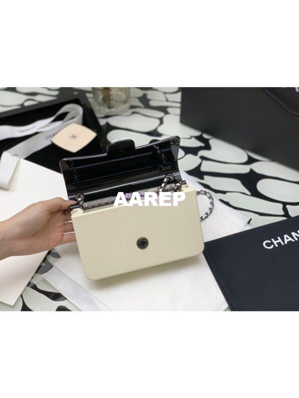 Replica Chanel Black White Plexi Coco Bag AS2513 11