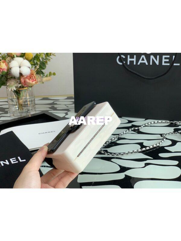 Replica Chanel Black White Plexi Coco Bag AS2513 16