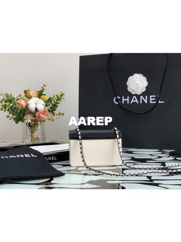 Replica Chanel Black White Plexi Coco Bag AS2513 17