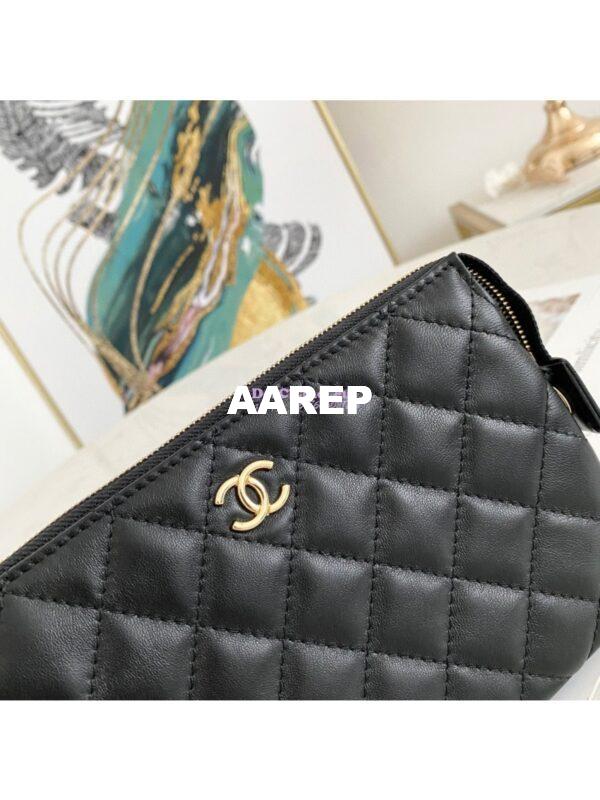Replica Chanel Coco Charms Pouch in Lambskin AP1957 Black 2