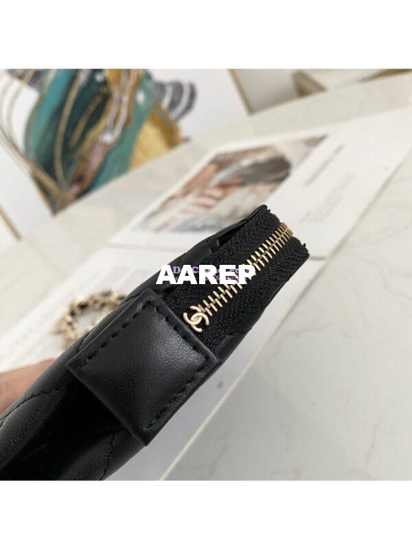 Replica Chanel Coco Charms Pouch in Lambskin AP1957 Black 8