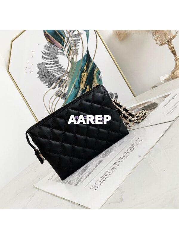 Replica Chanel Coco Charms Pouch in Lambskin AP1957 Black 9