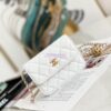 Replica Chanel Lambskin Chain Clutch With Charm AP1628 Grey