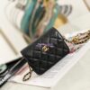 Replica Chanel Lambskin Chain Clutch With Charm AP1628 Yellow
