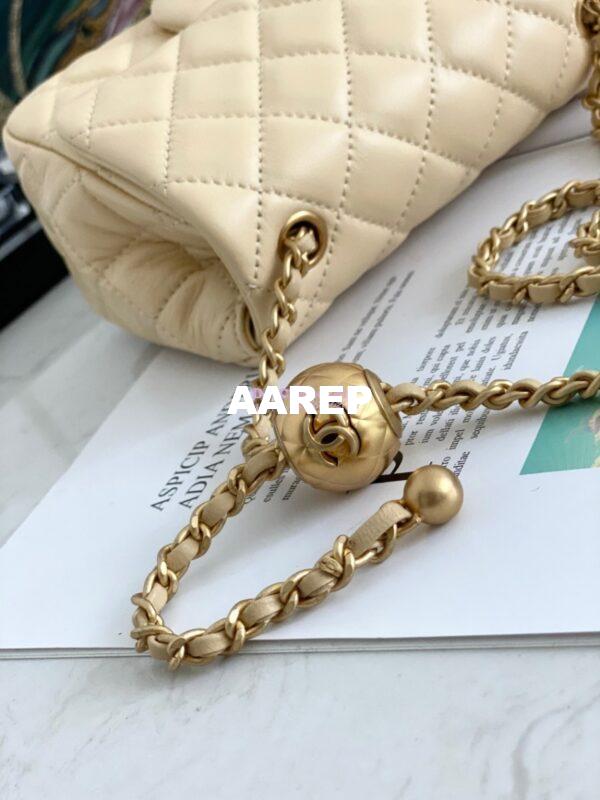 Replica Chanel Lambskin Flap Bag AS1786 Yellow 5