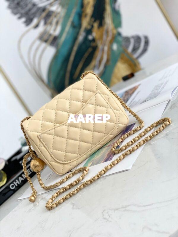 Replica Chanel Lambskin Flap Bag AS1786 Yellow 9