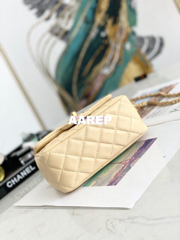 Replica Chanel Lambskin Flap Bag AS1786 Yellow 10