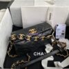 Replica Chanel Small Hobo Crumpled Lambskin Bag AS2479 White
