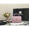 Replica Chanel 19 Small Flap Bag AS1160 Lambskin Light Pink