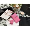 Replica Chanel Mini Flap Crumpled Lambskin Bag With CC Wrapped Top Handle AS2477 Black