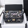 Replica Chanel Grained Calfskin Lacquered Metal Logo Phone & Airpods Case With Chain AP2033 Pink