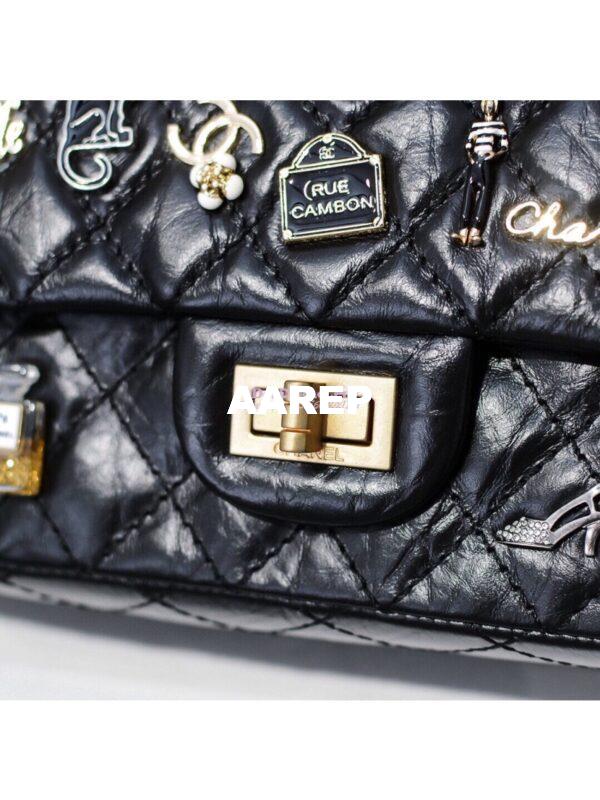 Replica Chanel Reissue 2.55 Lucky Charm 225 Flap Bag A37586 Vehicle 6