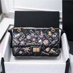 Replica Chanel Reissue 2.55 Lucky Charm 225 Flap Bag A37586 Butterfly